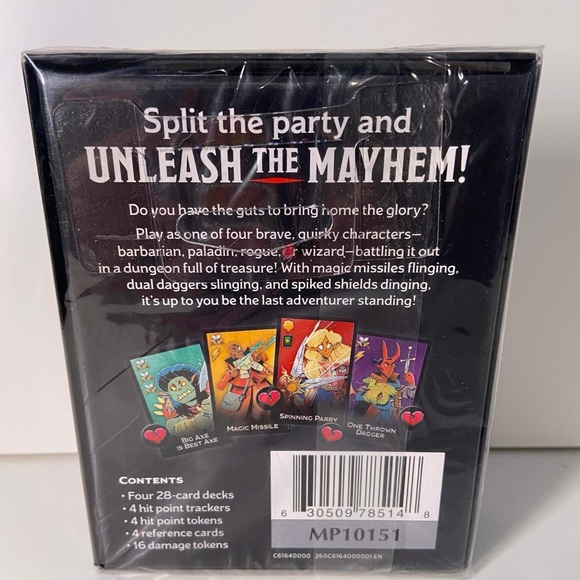 New D&D Dungeon Mayhem Card Game Wizards Of The Coast WOC - Picture 2 of 3